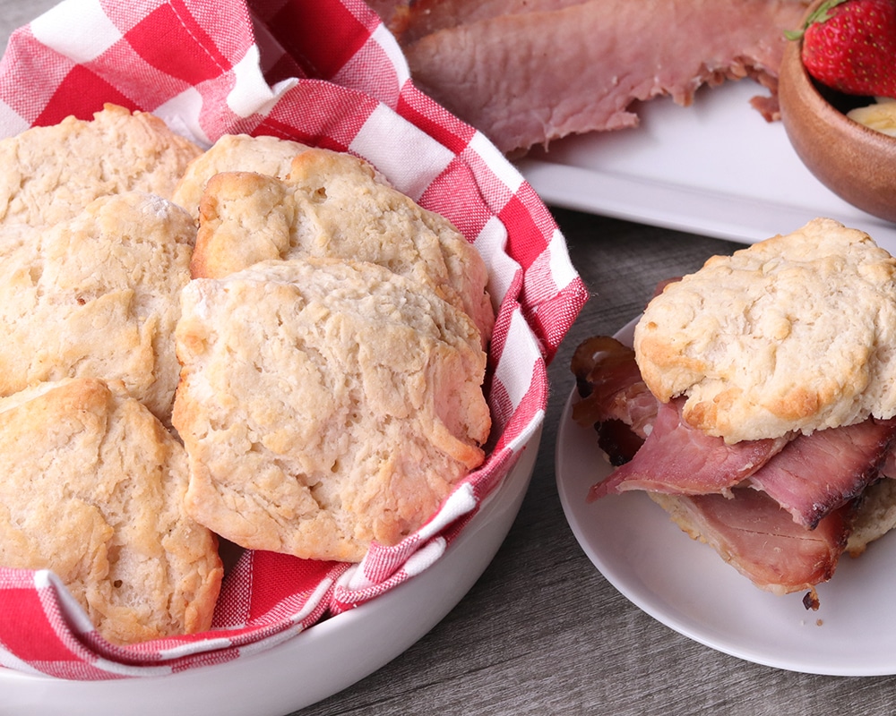 Country Ham and Biscuits