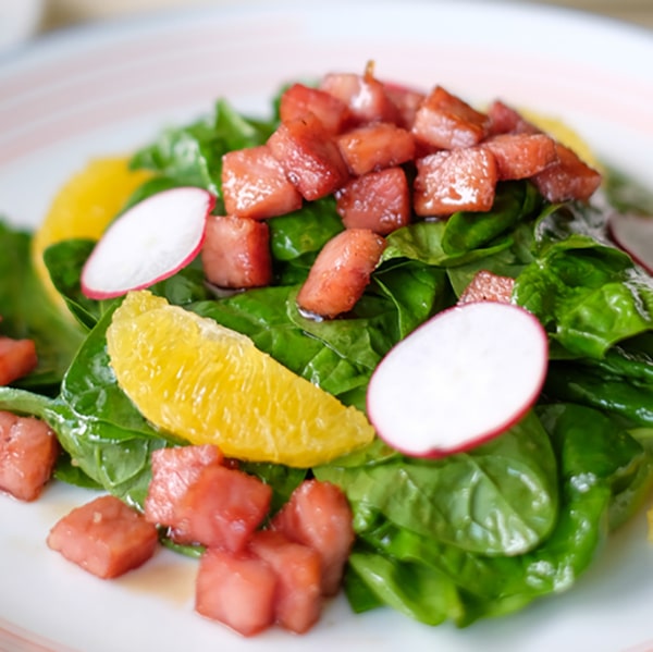 Spinach and Ham Salad