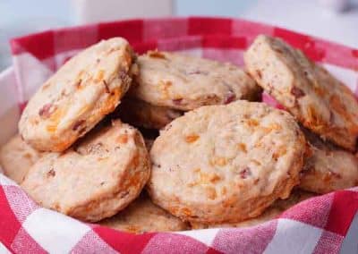 Country Ham and Cheese Biscuits